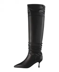 Ботильоны на каблуках L37, черный