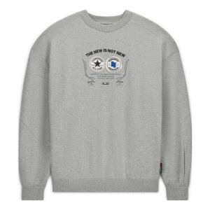 Свитер x ader error shapes crew sweatshirt 'vintage grey heather' Converse, серый