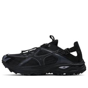 Кроссовки racer trail se 'triple black' Mizuno, черный