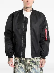 Бомбер MA-1 CS Alpha Industries, черный