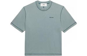 Футболка унисекс аквамаринового цвета Amiparis, цвет Aquamarine color