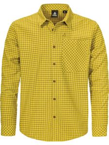 Schöffel Рубашка 'Boyoma' с пуговицами, желтая, Regular fit