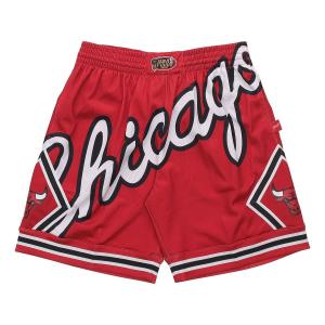 Спортивные шорты Mitchell & Ness x NBA Big Face 2.0 Shorts 'Chicago Bulls', красный