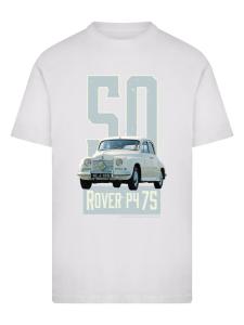 Рубашка F4NT4STIC British Motor Heritage Rover P4 75 1950 Car, белый