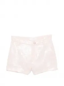 Шорты, украшенные пайетками Genny, розовый