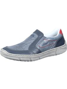 Тапочки rieker, цвет pazifik/whitepazifik/fire