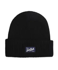 Шапка с ягодным рисунком Mc2 Saint Barth, черный