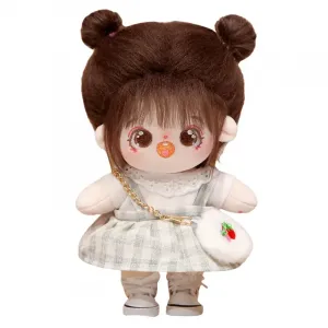 Мягкая игрушка кукла из хлопка высотой 20 см CHUNTUSHU, зеленый