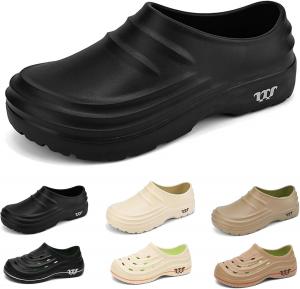 Сабо Armadillo для медсестер, обувь для женщин и мужчин, противоскользящая рабочая обувь Baimiu, черный