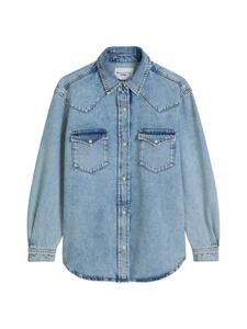 Рубашка свободного кроя из денима светло-голубого цвета Marc O'Polo DENIM