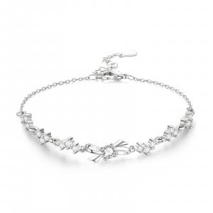 Jodie＆Kevin Джоди и Кевин Браслет из циркония для женщин серебряный