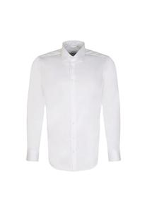 Рубашка деловая черная роза Seidensticker, белый