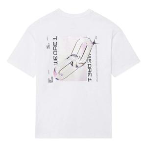 Футболка x glare way of wade графическая футболка Li-Ning, белый