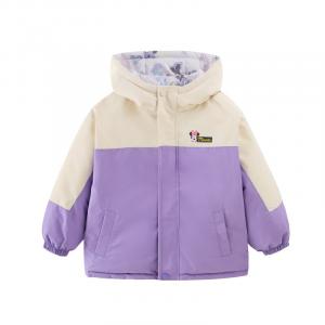 Пуховик Minnie серии для детей 3-7 лет Disney, фиолетовый