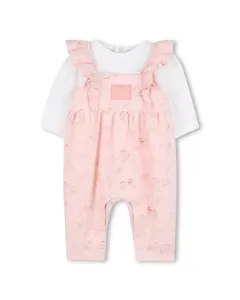 Набор для новорожденного розового цвета из хлопка Kenzo Kids