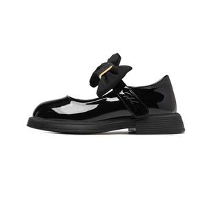 Детская кожаная обувь Детская Satchi, черный