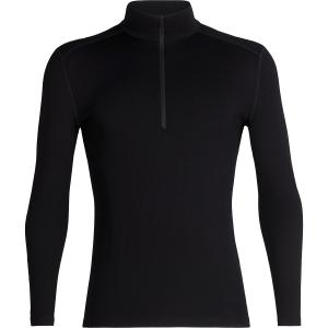 Майка icebreaker Longsleeve 260 Tech Half Zip, черный