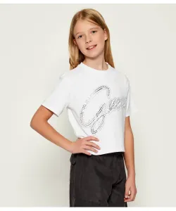Футболка Cropped fit Guess, белый