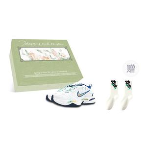 Кроссовки Air Monarch 4 Chunky унисекс с низким верхом белого/синего зеленого цвета Nike