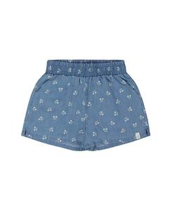 Детские шорты из пестрой ткани в клетку - для девочек Deux par Deux, синий