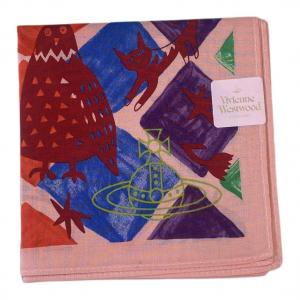 Vivienne Westwood Шелковый шарф унисекс розовый, Pink