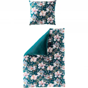 Постельное белье BIERBAUM «5220», мако-сатин, 100 % хлопок, легкое в уходе, цвет jade