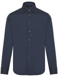 Corneliani поплиновая рубашка, синий