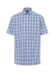 Рубашка на пуговицах классического кроя Andrew James, цвет Navy/Azure/Light blue