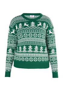Свитер myMo X Mas, цвет Grün Weiss