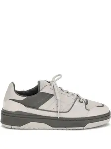 Кожаные кроссовки цвета глины Axel Arigato, серый
