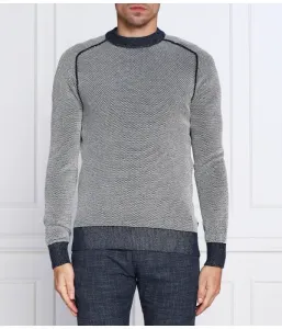 Свитер Акопак slim fit Boss Orange, темно-синий