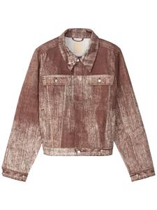 Куртка из денима CamperLab с эффектом потертости, красный