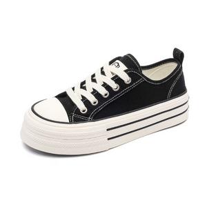 PAUL FRANK Низкие парусиновые туфли, увеличивающие рост, женские, черные