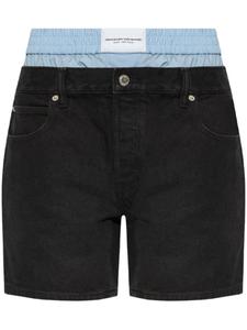 Хлопковые шорты Alexander Wang, черный
