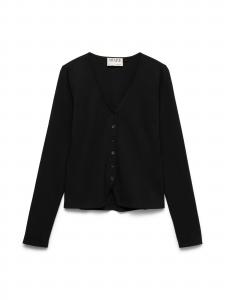 Vero Moda Curve Вязаный кардиган 'AWCPatricia' в черном цвете