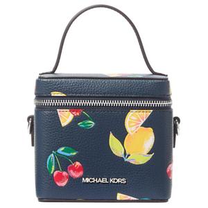 Сумка из полиуретана с полиэстером, через плечо, кроссбоди малого размера для женщин, морской синий MICHAEL KORS
