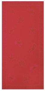 Пляжное полотенце Zollner 00000039, 100x1x200 см, красный