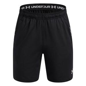 Шорты для мальчиков 8-20 лет tech vent print blocked Under Armour, Black With Castlerock
