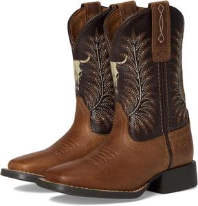 Ботинки Ariat Kids  Stampede Medium Square Toe Western Boots, Desert Brown