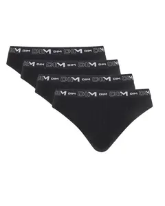 Набор из четырех трусов в различных цветах с эластичным хлопком и идеальной посадкой Dim