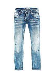 Джинсы с крутой стиркой RUSTY NEAL, голубой