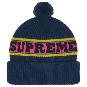 Supreme Большая полосатая шапка, Marine Blue