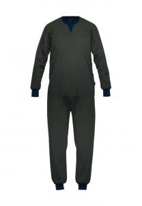 Пижама с круглым вырезом Tom Tailor, зеленый