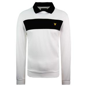 Мужская белая футболка для гольфа Ventech Lyle & Scott, черный