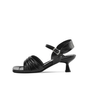 Rosa Bianca Женские сандалии на одной застежке 6 см черные, цвет Black
