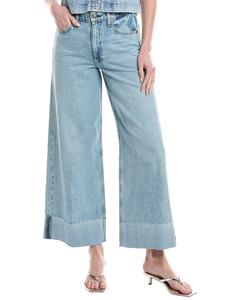 Джинсы Rag & Bone Sofie Mari Crop Wide Leg Jean, синий