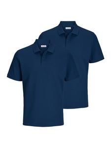 Рубашка-поло Jack & Jones, темно-синий