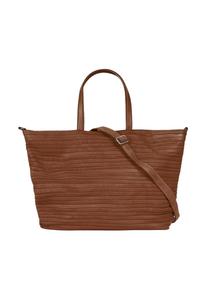 Шопер, натуральная кожа, сделано в Италии Samantha Look, цвет Cognac