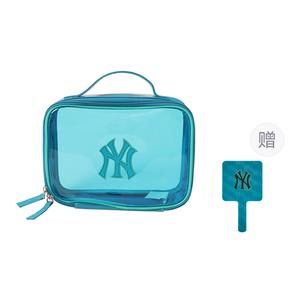 MLB Нью-Йорк Янкиз Полиэстеровый Портативный Органайзер Косметичка Обычный Женский Снежно-Хрустальный Синий, Snow Crystal Blue