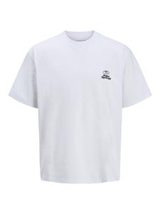 Рубашка Jack & Jones Junior JCORETREAT TYPOGRAPHIC, белый